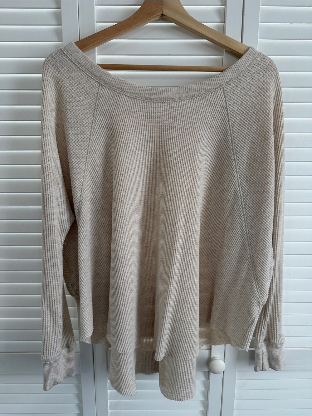 We The Free Lightweight Thermal Tunic in Beige